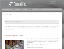 Tablet Screenshot of coronafilms.com